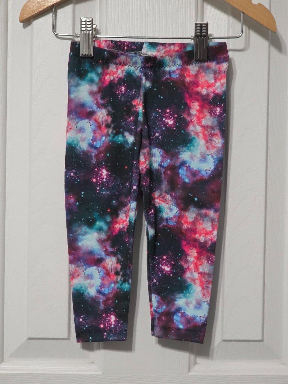 baby girl galaxy leggings, 12m
